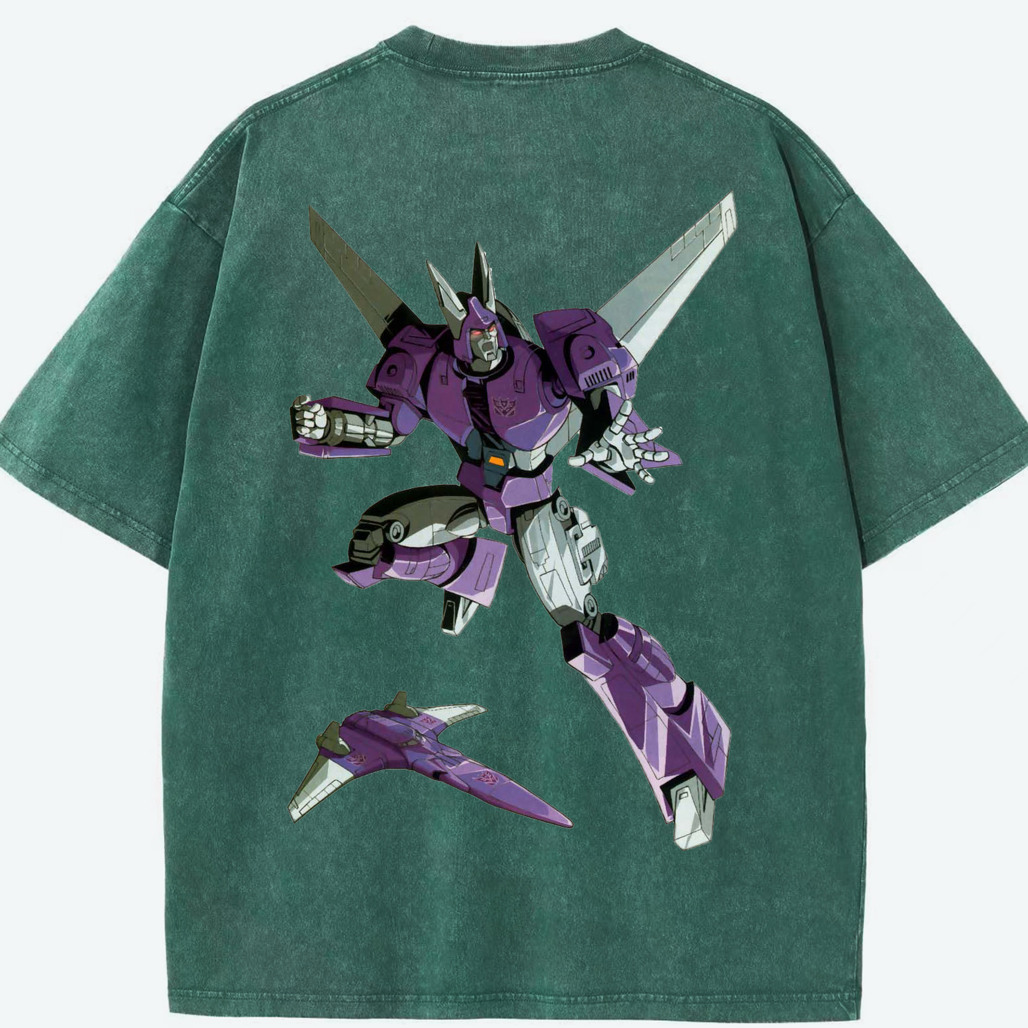（画像用）  綿100% ヴィンテージ風 半袖Tシャツ（背面プリント）